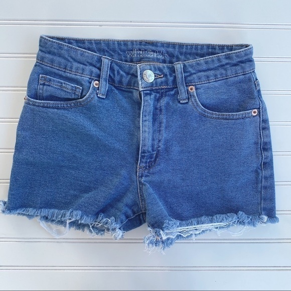 Wild Fable raw hem jean shorts Size 00 - Picture 1 of 8